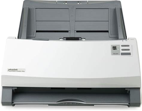 Plustek SmartOffice PS406U Plus Duplex Document Scanner With Ultrasonic