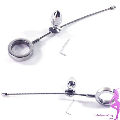 Plug anal avec anneau pénien cockring