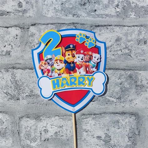 Paw Patrol Badges Etsy Uk