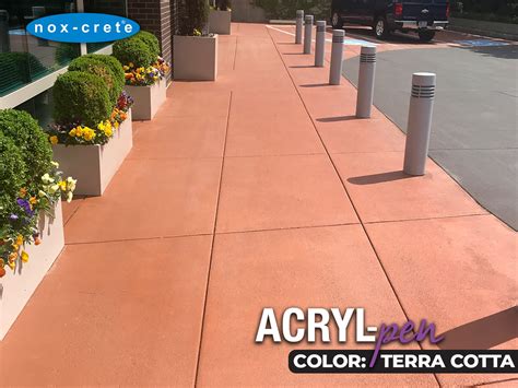 Exterior Concrete Stain Acryl Pen Seals And Stains Horizontal Surfaces