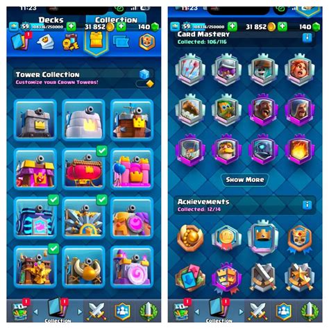 Buy 🔥clash Royal Account 🔥9000 Trophy 🔥15kt ⸱ 23arena🔥115 Cards 🔥