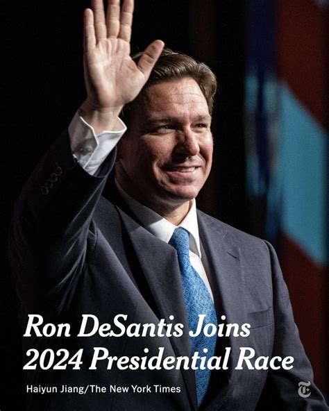 The New York Times On Twitter Breaking News Gov Ron Desantis Of