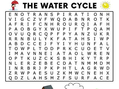 The Water Cycle Word Search Activity Tes Resources Teaching Resources