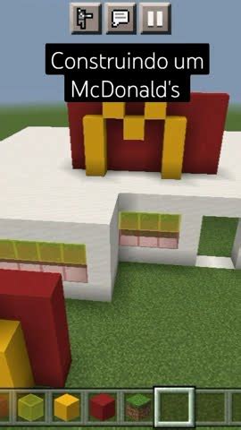 Construindo Um McDonald S Minecraft Minecraftbuilding YouTube