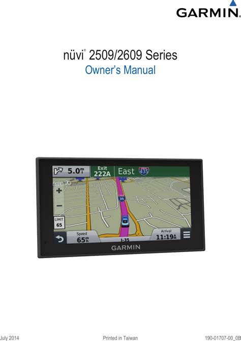 Garmin Nuvi 2559 Owners Manual