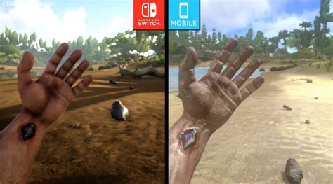 Here’s A Switch Handheld Versus Mobile Comparison Of ARK: Survival Evolved – NintendoSoup