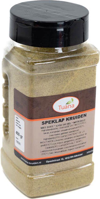 Tuana Kruiden Speklap Kruiden 250 Gram