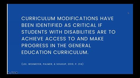 Making Curriculum Modifications In Minutes Youtube