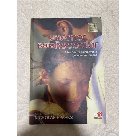 Livro Um Amor Para Recordar Shopee Brasil