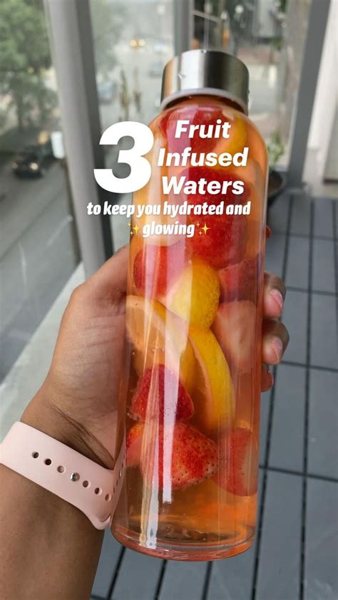 3 Fruit Infused Waters To Keep You Hydrated And Glowing Flavored