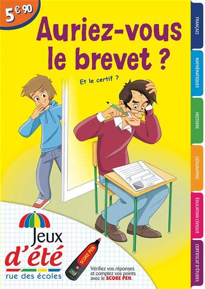 Auriez vous le brevet broché Collectif Achat Livre fnac