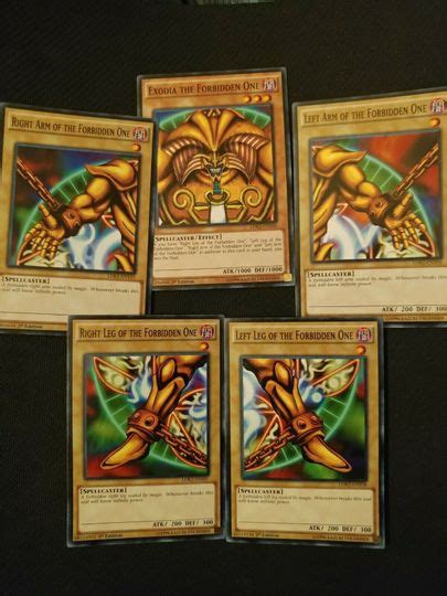 Mavin St Edition Exodia The Forbidden One Set