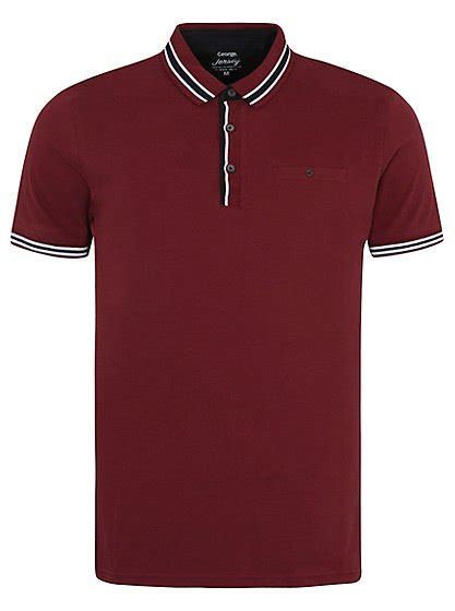 Jersey Polo Shirt Men George At Asda