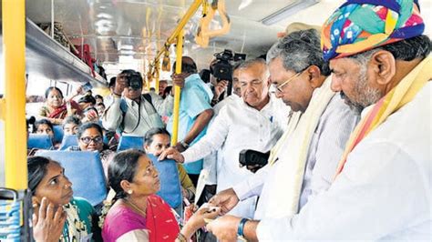 Karnataka Free Bus Rides For Women As Cong Rolls Out Poll Guarantee