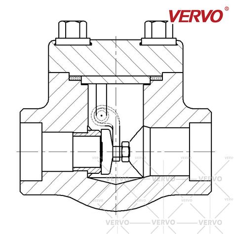 2 Inch Alloy20 Forged Swing Check Valve Forge Dn50 150lb Sw Nrv Check