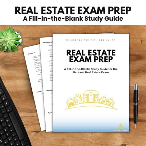 Real Estate Exam Prep Real Estate Study Guide Build-your-own Printable ...