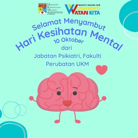 Selamat Menyambut Hari Kesihatan Mental Sedunia Jabatan