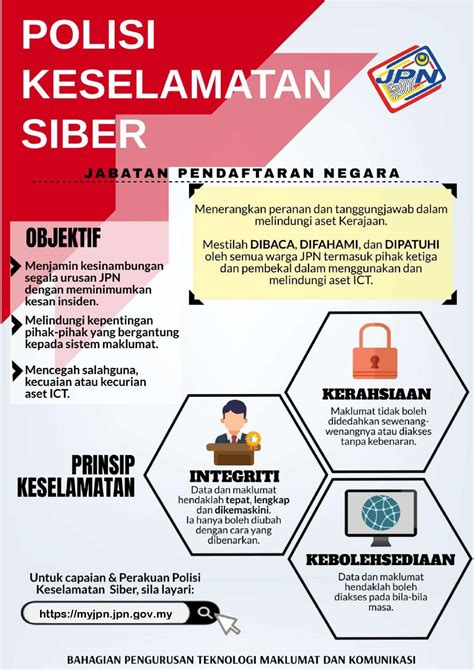 Portal JPN Polisi Keselamatan Siber JPN