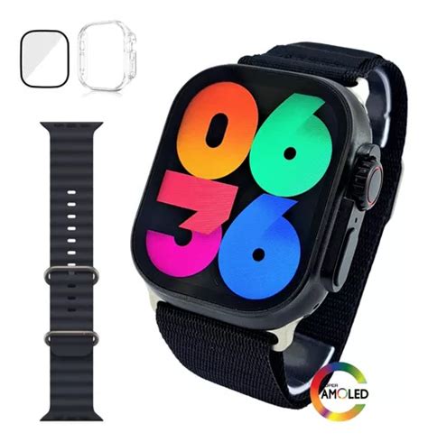 Reloj Inteligente Amoled Hw9 Ultra Max Series 9 2 2 49 Mm Color De La