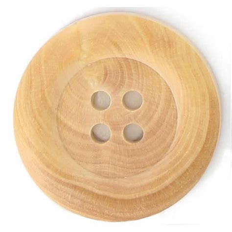 Bouton Rond En Bois Trous Bois Lot De