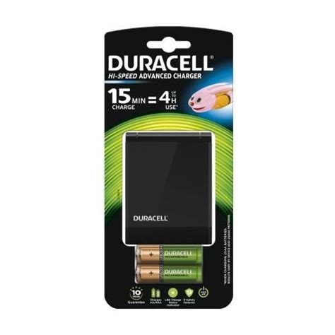 Duracell CEF27 RS Battery Charger, 4 Battery Capacity, specification ...