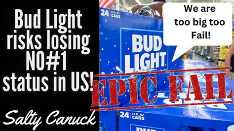 Bud Light Collapsing Risks Losing Number 1 Status YouTube