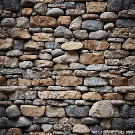 Seamless Stone Wall Texture Stable Diffusion Online