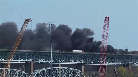 Fiery Tanker Crash Closes Gold Star Bridge Indefinitely Nbc Connecticut