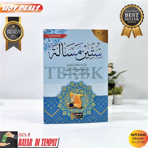 Ready Kitab Syarah Sittin Masalah Kitab Arab Gundul Fiqih Islami