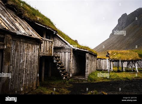 Viking village Iceland Stock Photo - Alamy