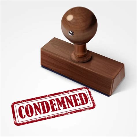 Condemned Stamp Vector Art Stock Images Depositphotos