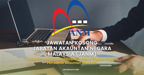 Jawatan Kosong Jabatan Akauntan Negara Malaysia Janm Jawatan Kosong