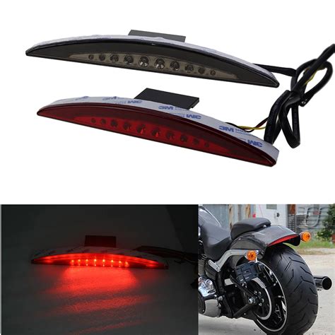 Rear Led Fender Tip Taillight For Harley Softail Fxsb Breakout