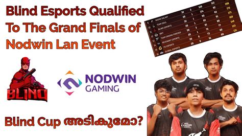 Blind Esports Qualified To The Grand Finals Of Nodwin Lan Event Bgms