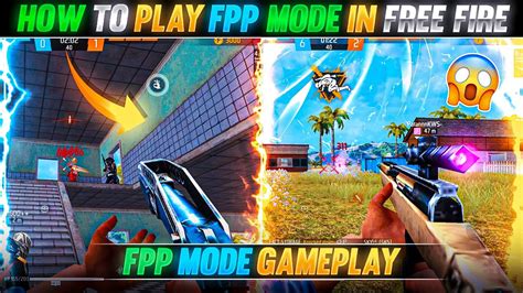 FREE FIRE FPP MODE GAMEPLAY HOW TO PLAY FPP MODE IN FREE FIRE FPP