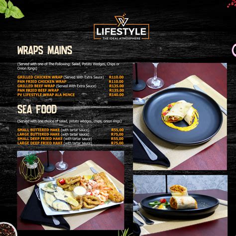 Our Menu – PV Lifestyle