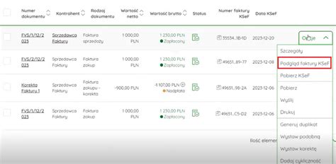 Ebiuro Wizualizacja Faktur Sprzeda Owych Oraz Zakupowych Ksef