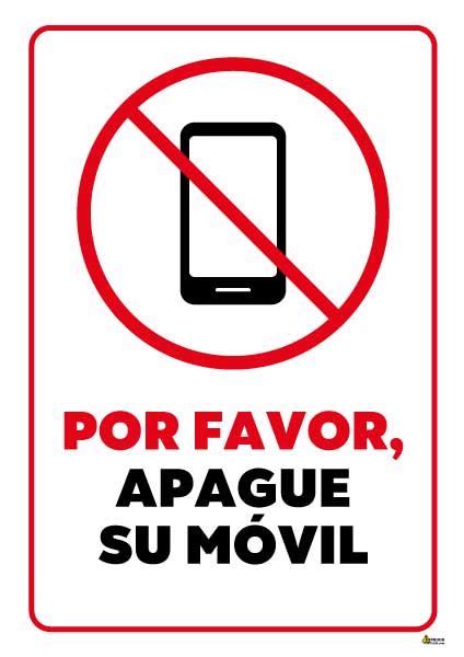 Por Favor Apague Su M Vil O Celular Imprimir Carteles Gratis