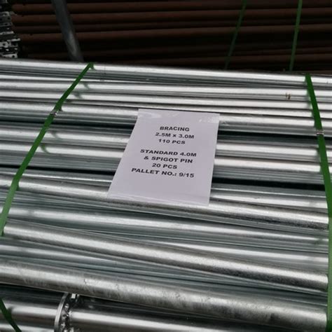 Hot Dip Galvanized Ringlock Scaffolding Diagonal Brace From China Manufacturer EK Scaffolding