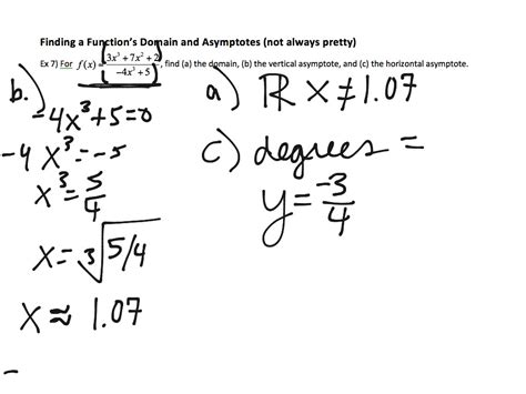 Rational Functions Math Precalculus Polynomial And Rational