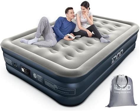 iDOO Matelas gonflable gonflable avec pompe intégrée surface