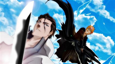 Anime Bleach Ichigo Kurosaki S Suke Aizen Papel De Parede Hd