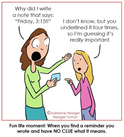 Reminder Hedger Humor