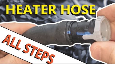 Ford Quick Disconnect Heater Hose TRY THIS HOW TO ESCAPE YouTube