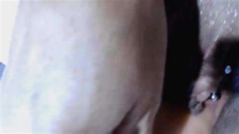 Fit Cougar Teases Her Big Wet Pierced Clit Pussy Juicy