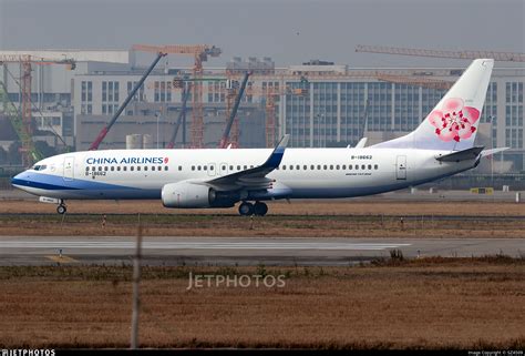 B 18662 Boeing 737 8AL China Airlines SZ4509 JetPhotos