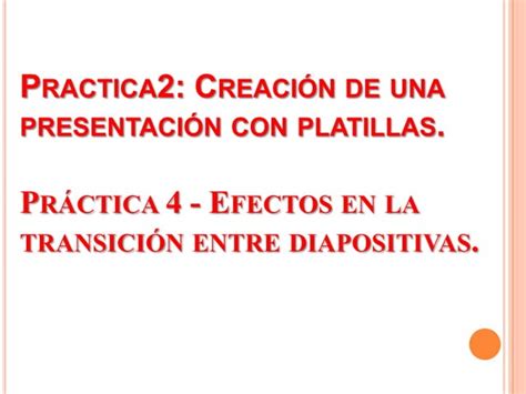 Practicas De Powerpoint PPT Descarga Gratuita