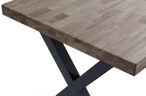 Mesa Fija Comedor X Loft Roble American Negro Sedutahome