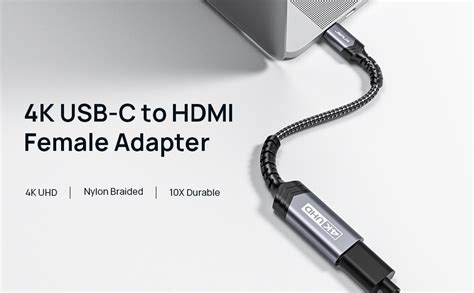 JSAUX Adapter USB C HDMI Adapter 4K USB Typu C Thunderbolt 3 Na HDMI