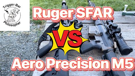 Ruger SFAR Vs Aero Precision M5 AR 10 Battle YouTube